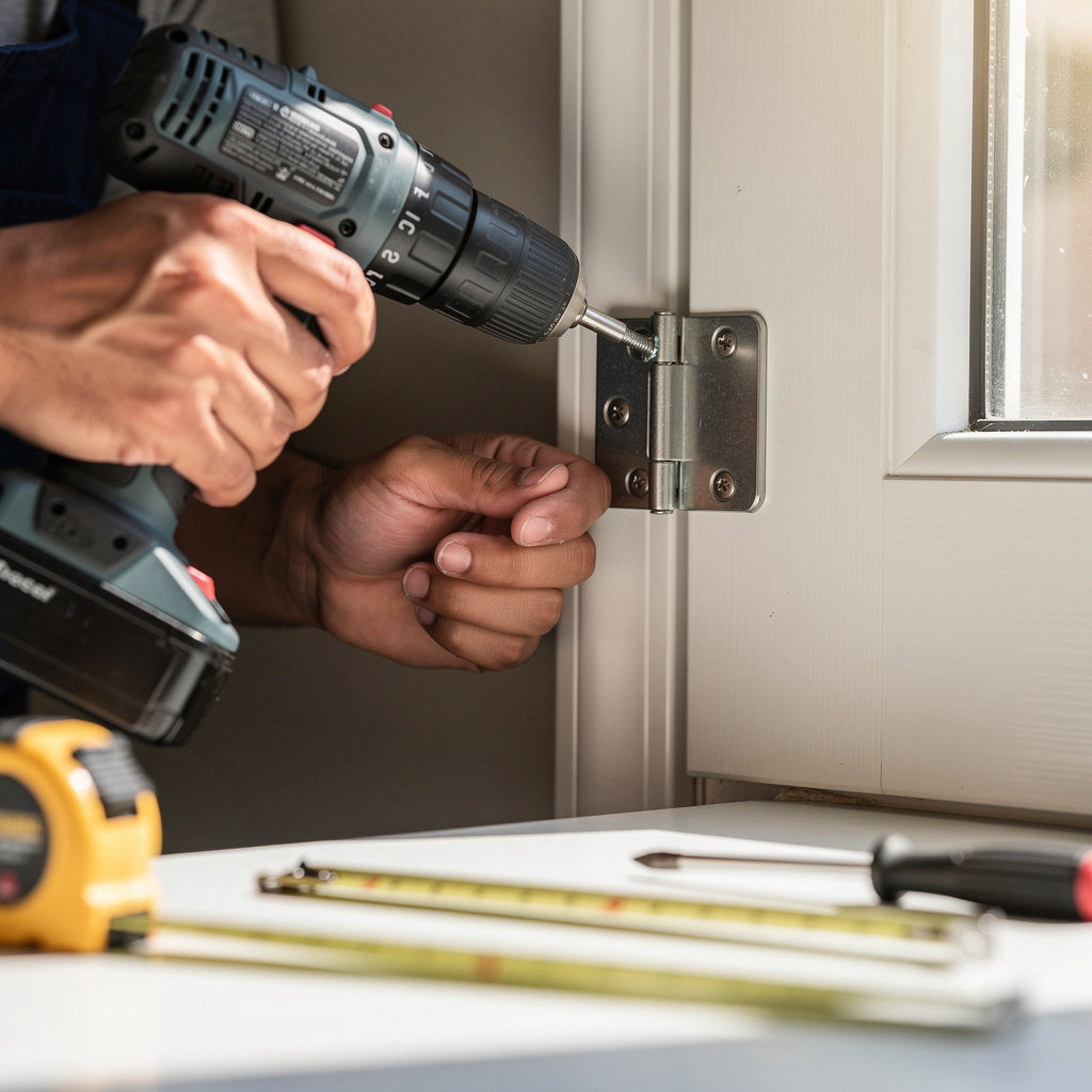 Olmos Handyman Services professional performing a home repair with tools in Lemon Grove, CA